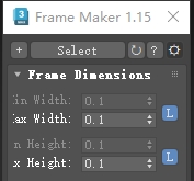 Frame Maker v1.15 for 3dmax 2016-2024最新免費版下載，附詳細圖文安裝教程！