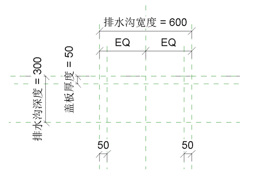 腿腿教學(xué)網(wǎng)-BIM等級(jí)考試二級(jí)建筑教程 | 2.6 基于線的公制常規(guī)模型族實(shí)例——排水溝